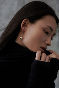 Teardrop with Pearl Earrings