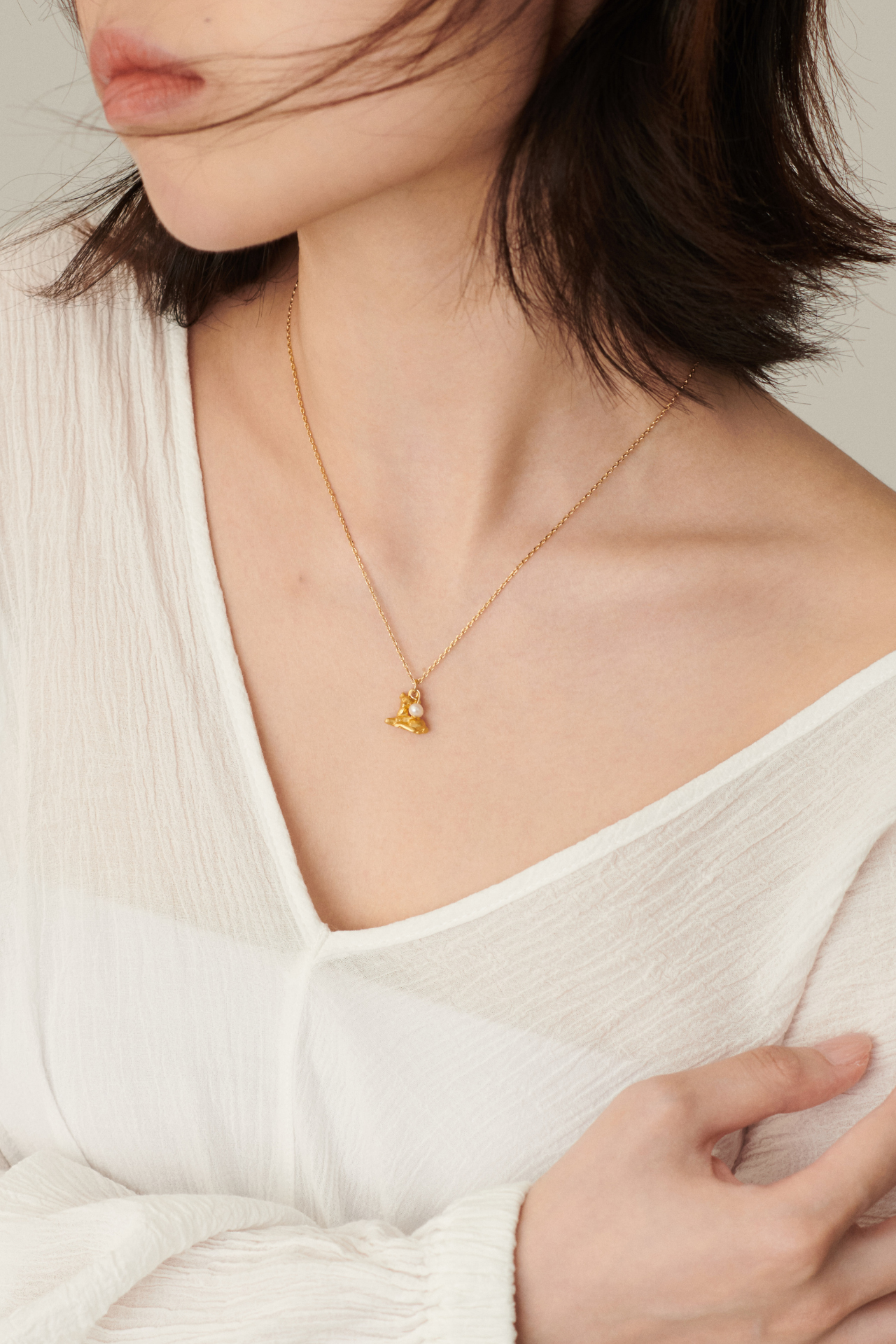 As The Deer Necklace