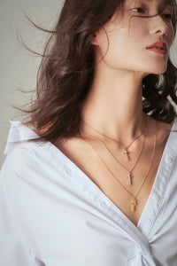 Duo Cross Necklace
