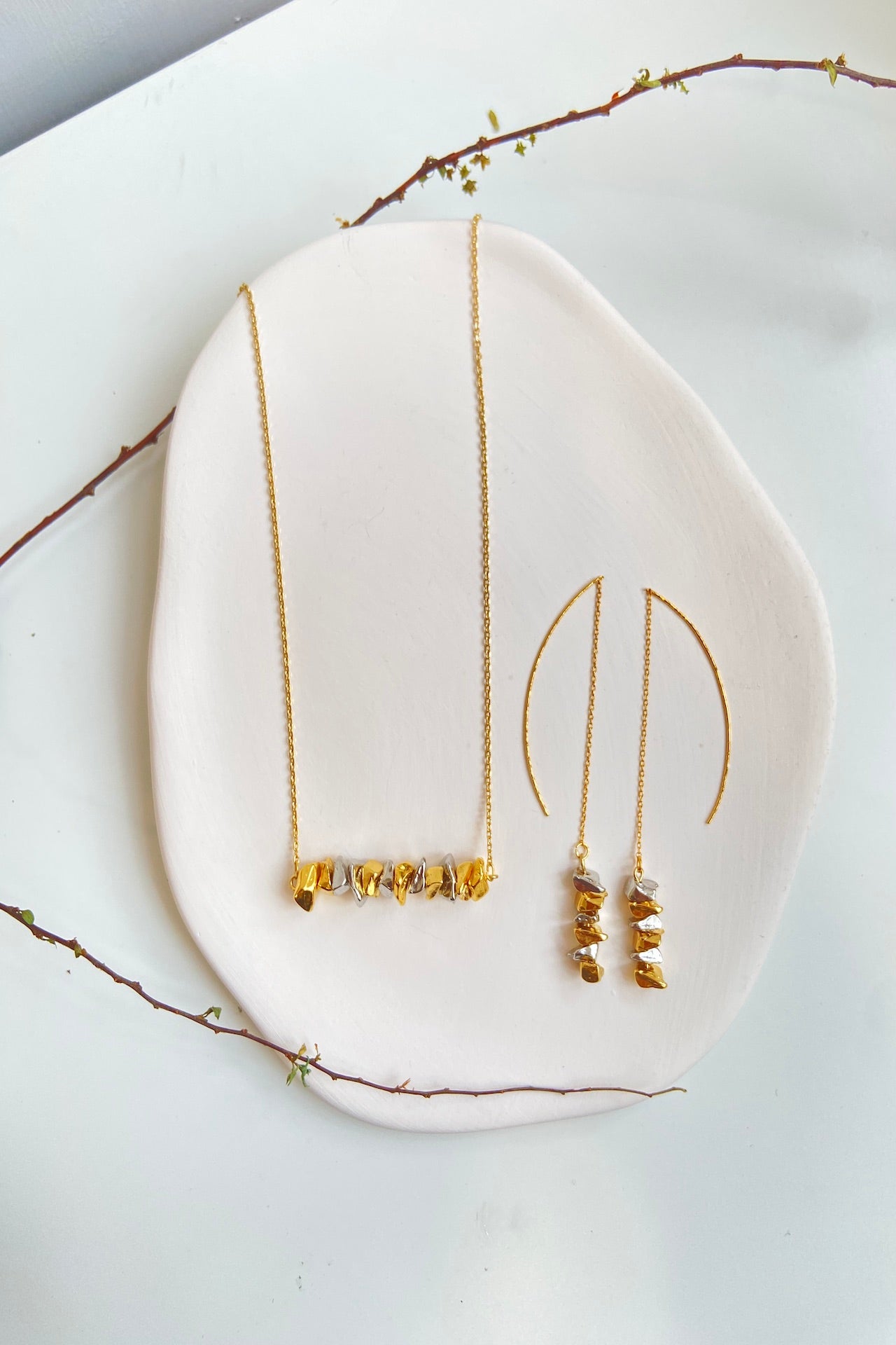 Twelve Stones Set | Necklace & Earrings (Limited Edition)