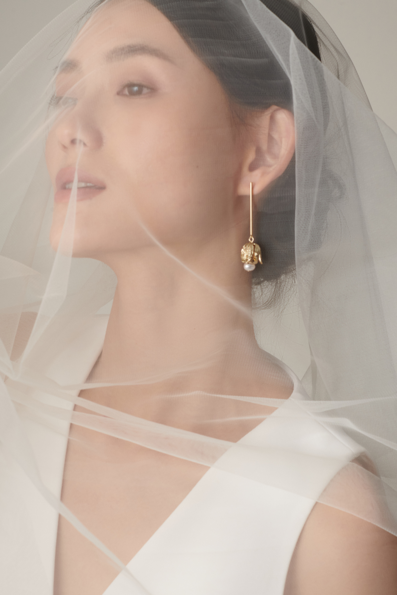 Kapok Straight Drop Earrings