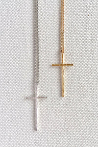 Rough Cross Necklace