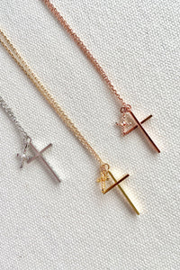 Duo Cross Necklace