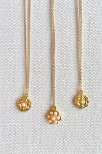 Round Flower Necklace