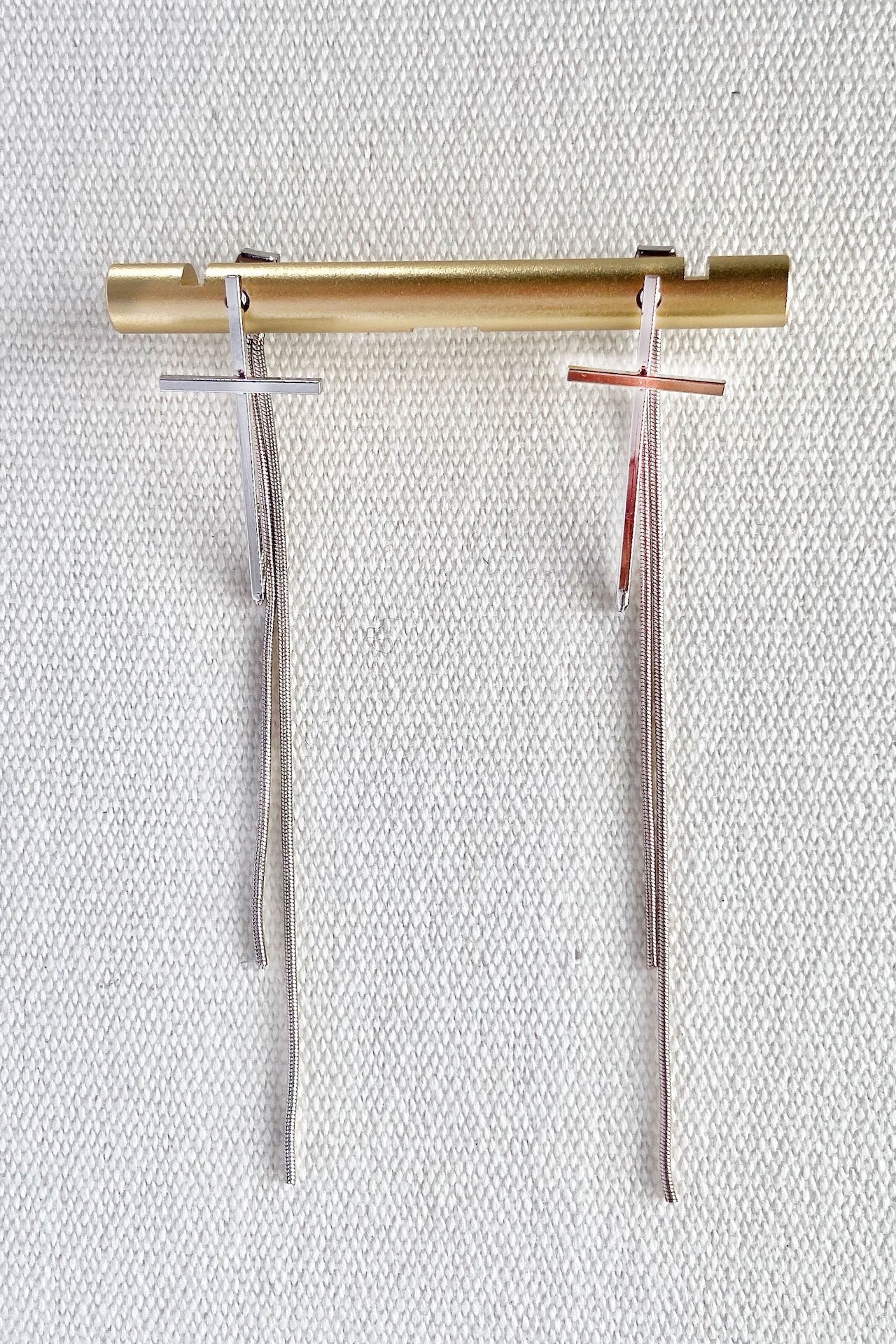 Cross Dangling Earrings