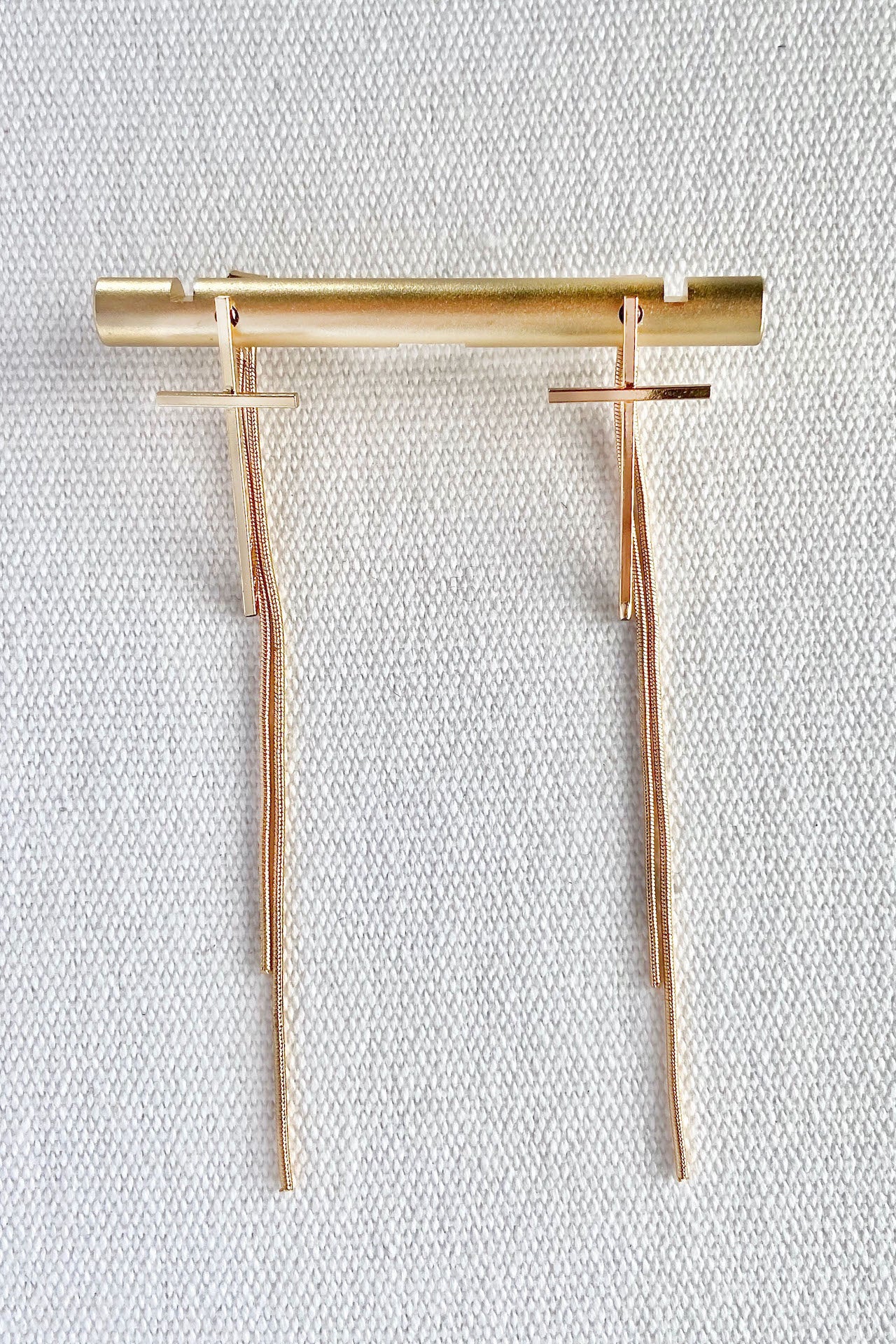 Cross Dangling Earrings