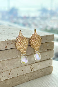 Golden Leaf Earrings