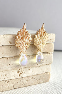 Golden Leaf Earrings