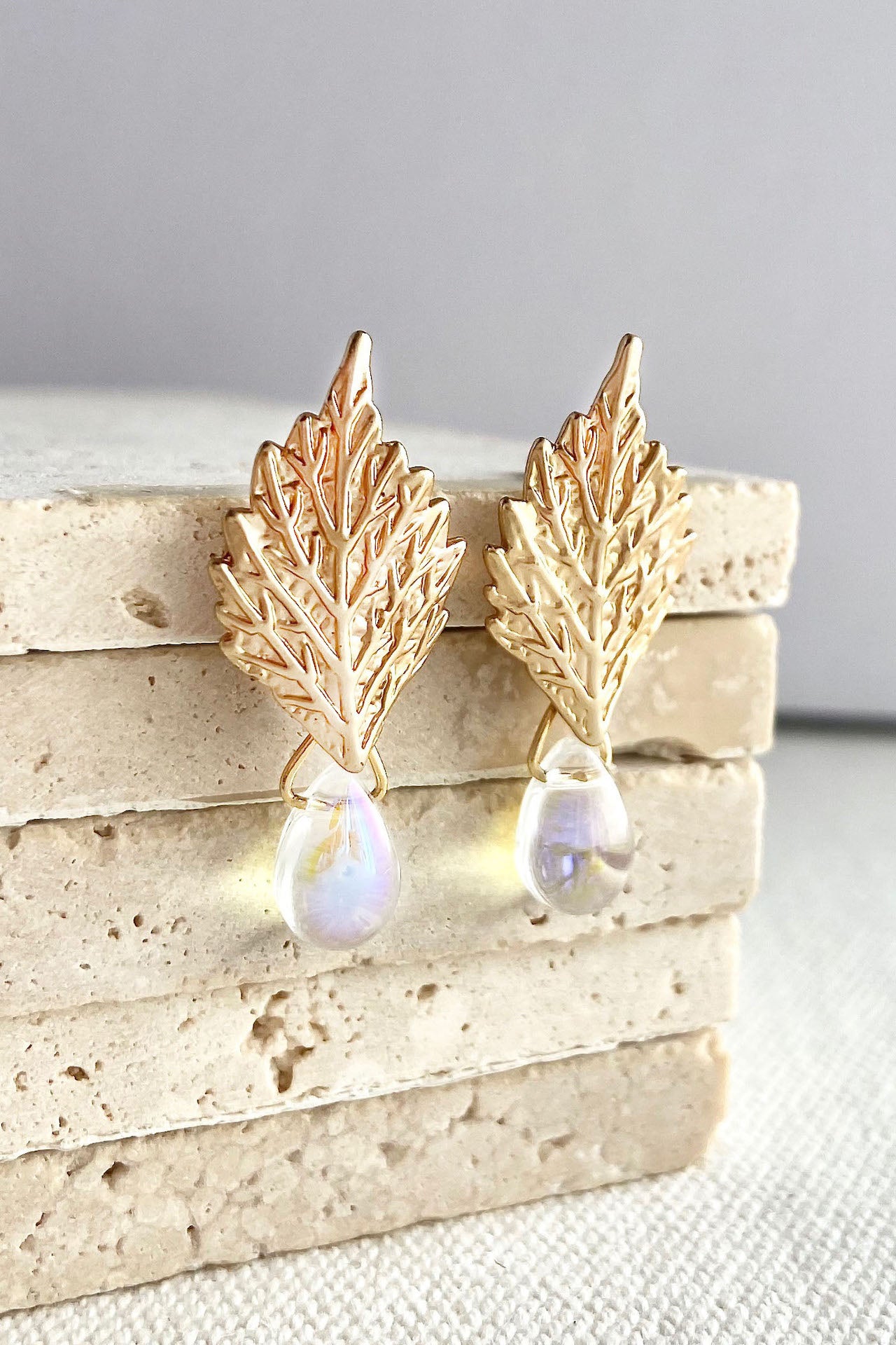 Golden Leaf Earrings