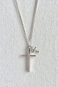 Duo Cross Necklace