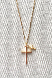 Duo Cross Necklace