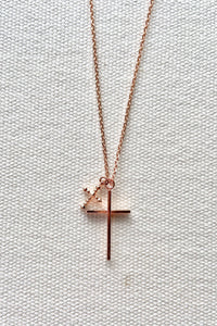Duo Cross Necklace