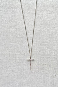 Rough Cross Necklace