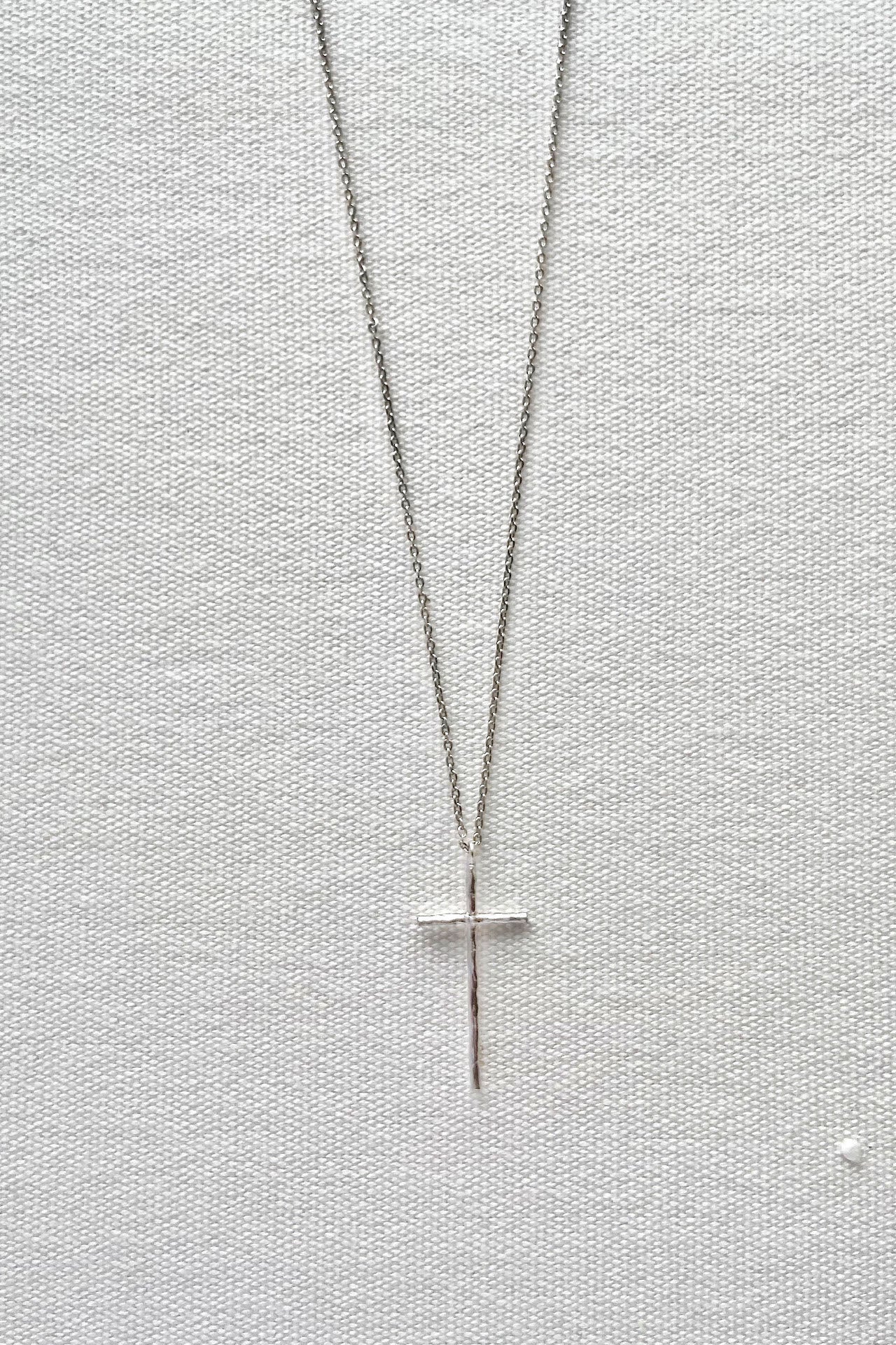 Rough Cross Necklace
