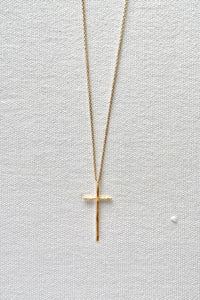 Rough Cross Necklace