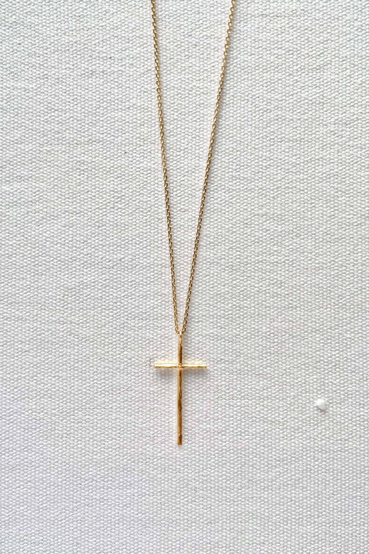 Rough Cross Necklace